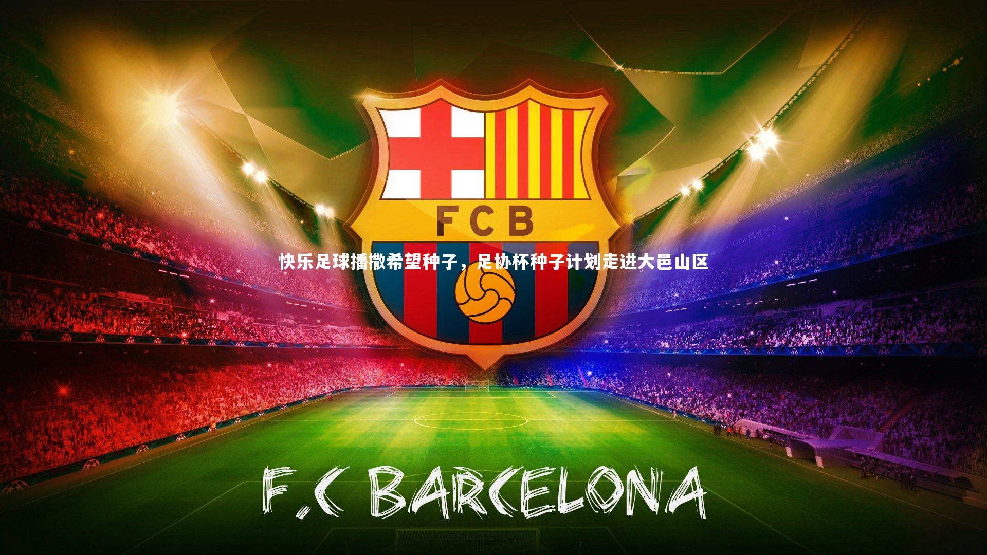 快乐足球播撒希望种子，足协杯种子计划走进大邑山区